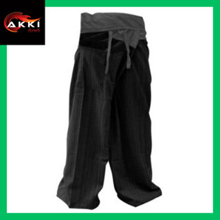 กางเกงเล กางเกงขายาวผุ้ชาย กางเกงขายาวผุ้หญิง กางเกงนอนขายาว Thai Unisex Fisherman Pants Wide Leg Loose Trousers