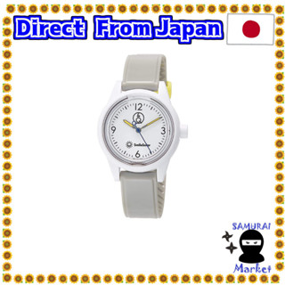 【Direct From Japan】 [Citizen Q &amp; Q] Watch Analog Smile Solar Waterproof Urethane Belt RP01-015 Ladies White x Gray