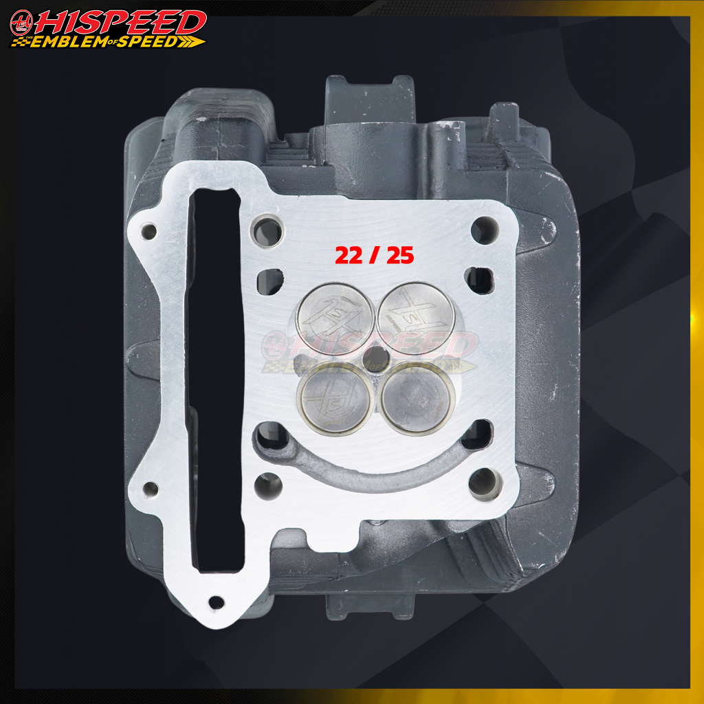 ฝาสูบแต่ง RAIDER150 วาล์ว 22:25 มิล | SUZUKI