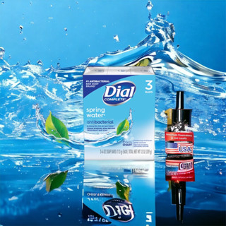 Dial Spring Water สบู่ก้อนไดอัล สปริงวอเตอร์ 339 กรัม/3ชิ้น (Bar Soap 339g./3pcs.)