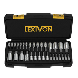 LEXIVON : LXVLX-144* ชุดลูกบล็อก Master HEX Bit Socket Set, 32-Piece