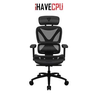 iHAVECPU GAMING CHAIR (เก้าอี้เกมมิ่ง) THUNDERX3 XTC (MESH BLACK)