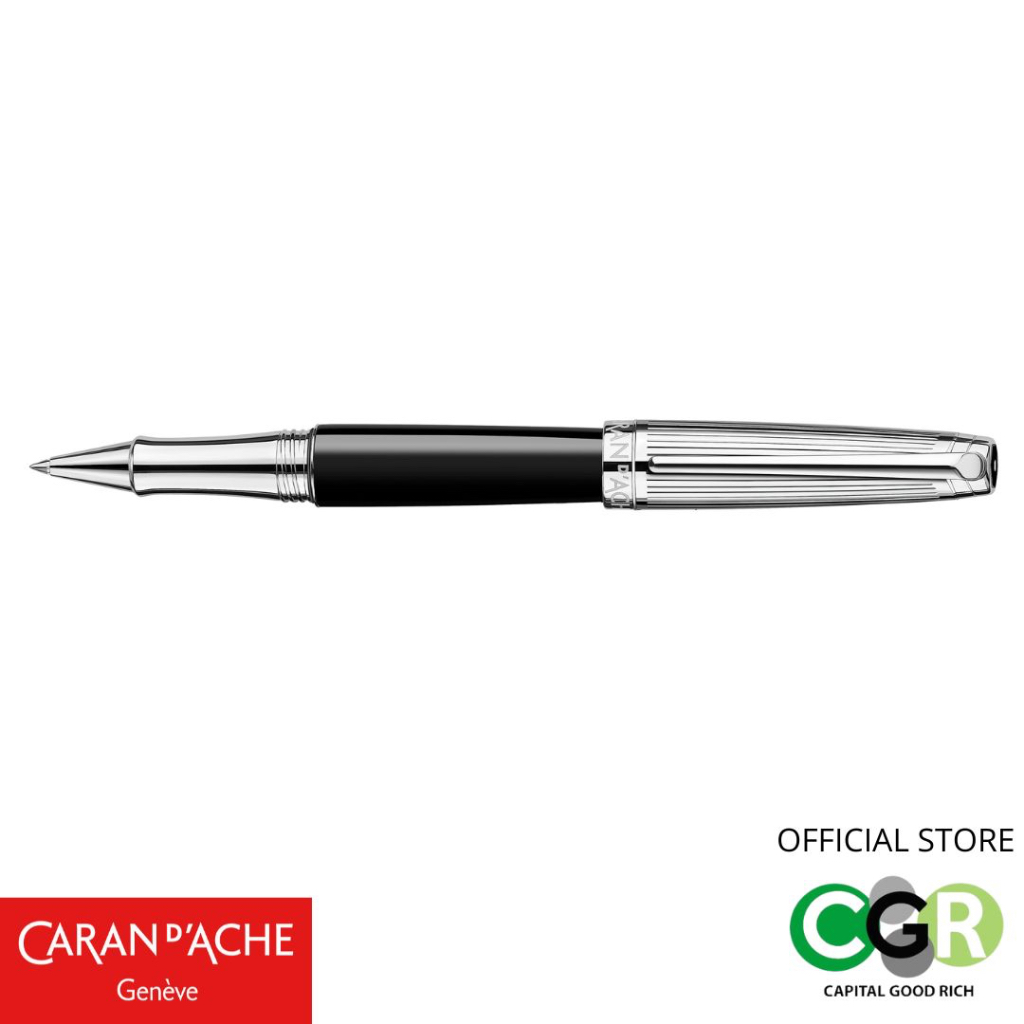 ปากกาโรลเลอร์ CARAN D'ACHE LÉMAN BICOLOR Black # 4779.289