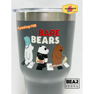 แก้วเก็บความเย็น ลาย WE BARE BEARS #ICEBEAR #หมีขาว #panda #หมีแพนด้า