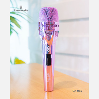 CLEAN AUDIO : CA-954 PINK DYNAMIC CARDIOID MICROPHONE