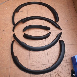คิ้วล้อ ford ranger เรนเจอร์ขนาด 3 นิ้วเรียบสีดำด้านใส่ปี 2012-2014