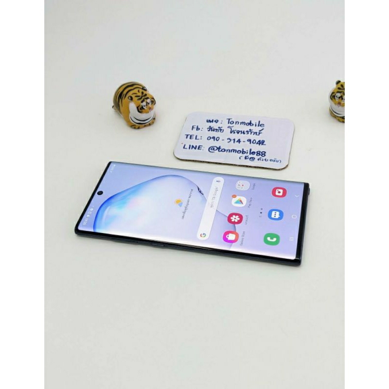 Samsung Galaxy Note 10 Plus 256 Gb Aura Black ศูนย์ไทย มีตัวเครื่องอย่างเดียว ไม่มีอุปกรณ์อื่น