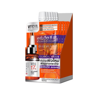 (ยกกล่อง6ซอง) Rojukiss Vit C Anti-Oxidant Power Serum โรจูคิส วิตซี พาวเวอร์ เซรั่ม