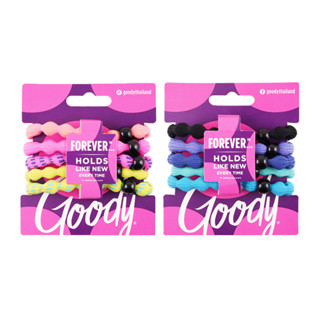 Goody ยางรัดผม 60293 ขนาด 6 มม. (5 ชิ้น) Womens Sport Forever 5CT