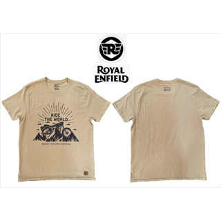 เสื้อยืด RIDE THE WORLD KHAKI