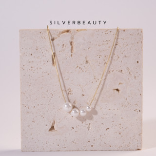 โค้ด SILV45 ลด45.- Silver beauty สร้อยคอกลีบดอกไม้สีขาวแฟชั่นN02504