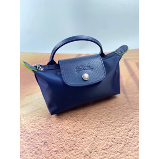 Longchamp pouch Navy / Papier