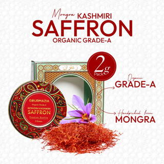 Organic Premium Kashmiri  Saffron Grade A 2grams