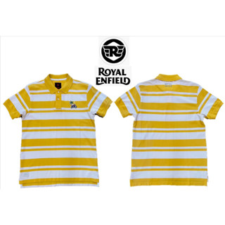 เสื้อโปโล COASTAL STRIPES MIMOSA YELLOW