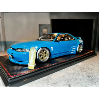 Ignition Model [IG3027] 1:18 PANDEM GT-R (BCNR33) Blue With Skate Board