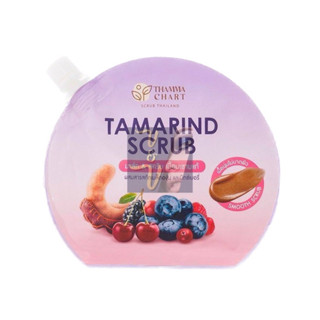 (25g.) Thammachart Tamarind Scrub ธรรมชาติ สครับมะขาม แบบซอง