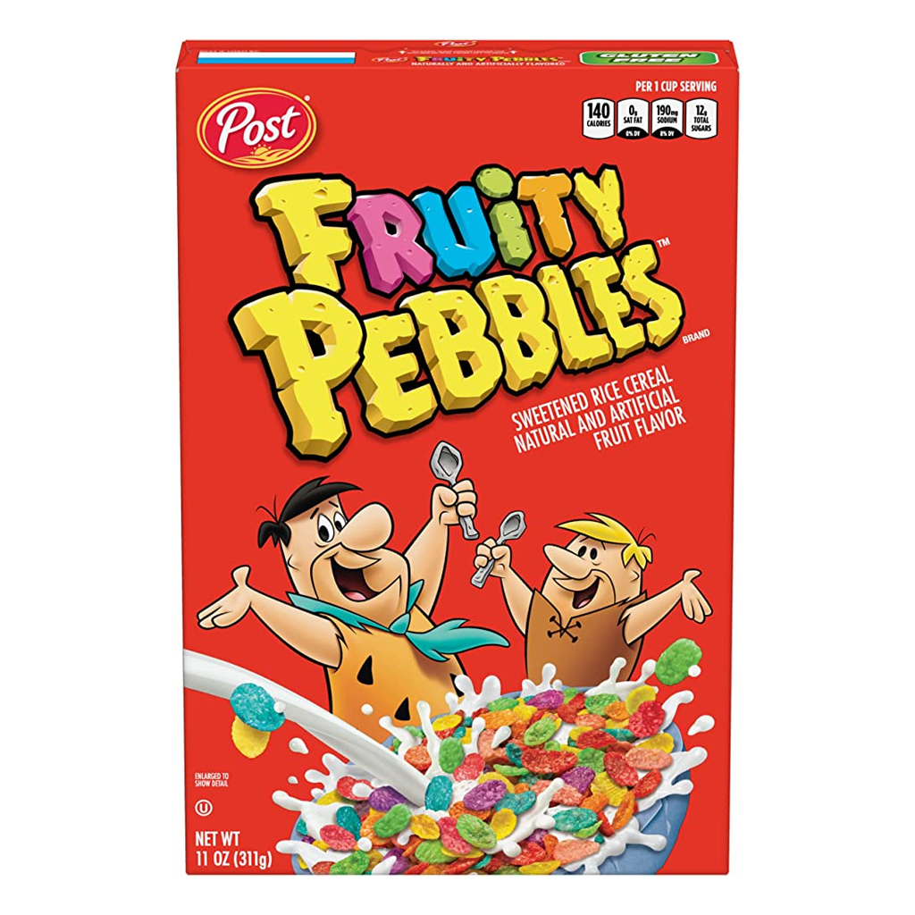 Fruity Pebbles Cereal Post ซีเรียล อาหารเช้า ธัญพืช 312 g