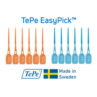 TePe EasyPick ไม้จิ้มฟันซิลิโ แพค 6 อัน / 2 อัน Silicone Toothpick