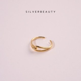 โค้ด SILV45  ลด45.-  Silver beautyแหวนเกลี้ยงผิวเรียบR006090BCG