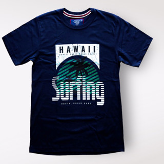 เสื้อยืดแขนสั้น ลาย สกรีน  HAWAII COCONUT มี 5 สี