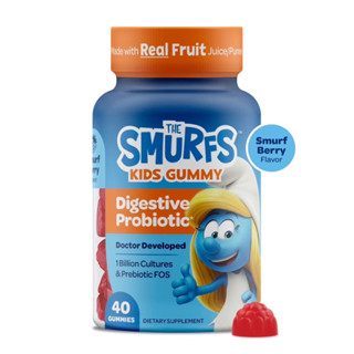 ✈️PRE-ORDER✈️ โพรไบโอติกสำหรับเด็ก The SMURFS Kids Gummy - Digestive Probiotic