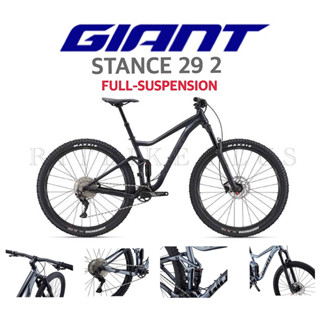 **ผ่อนได้**จักรยานเสือภูเขา GIANT Stance 29 2 FULLSUS ชุดเกียร์ Shimano Deore M4100, 1x10 sp