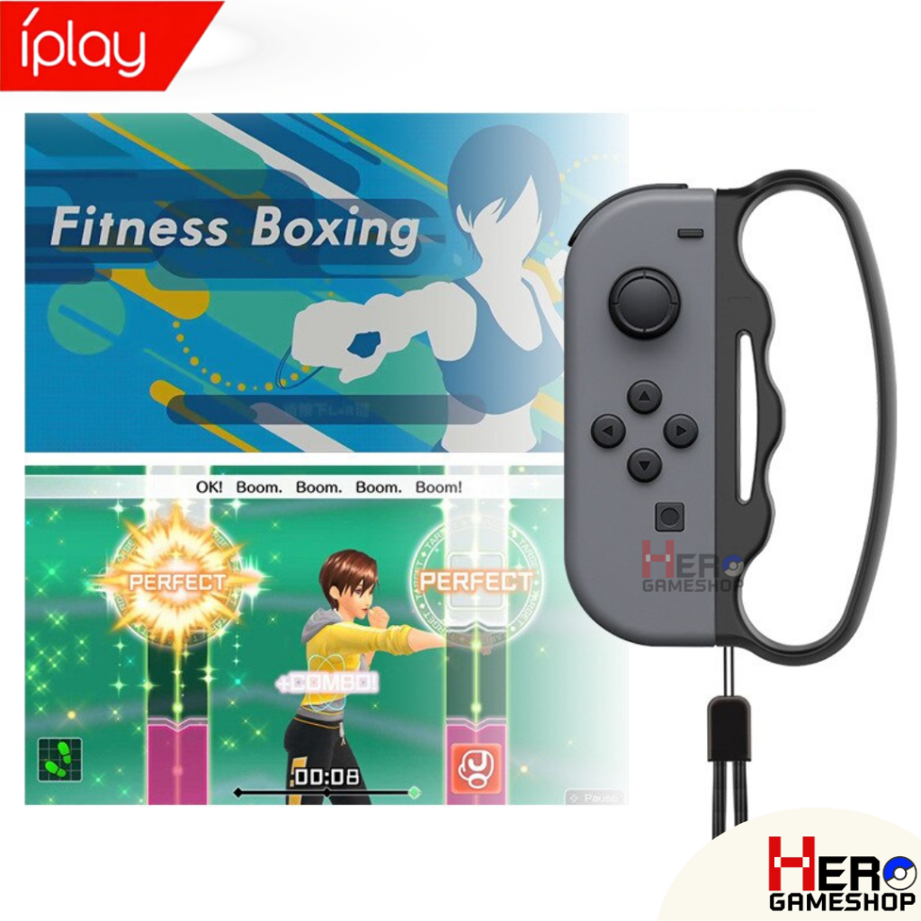 iplay Boxing Grip Nintendo Switch ทุกรุ่น 🇹🇭พร้อมส่งในไทย🇹🇭 Joy Con Boxing Grip ต่อยมวย/กริปสนับมือ / Fitness Box
