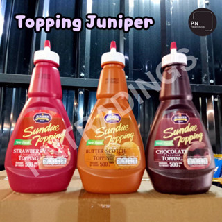 จูนิเปอร์ ท้อปปิ้ง Juniper Sundae Topping ขวดบีบ ขนาด 500 กรัม