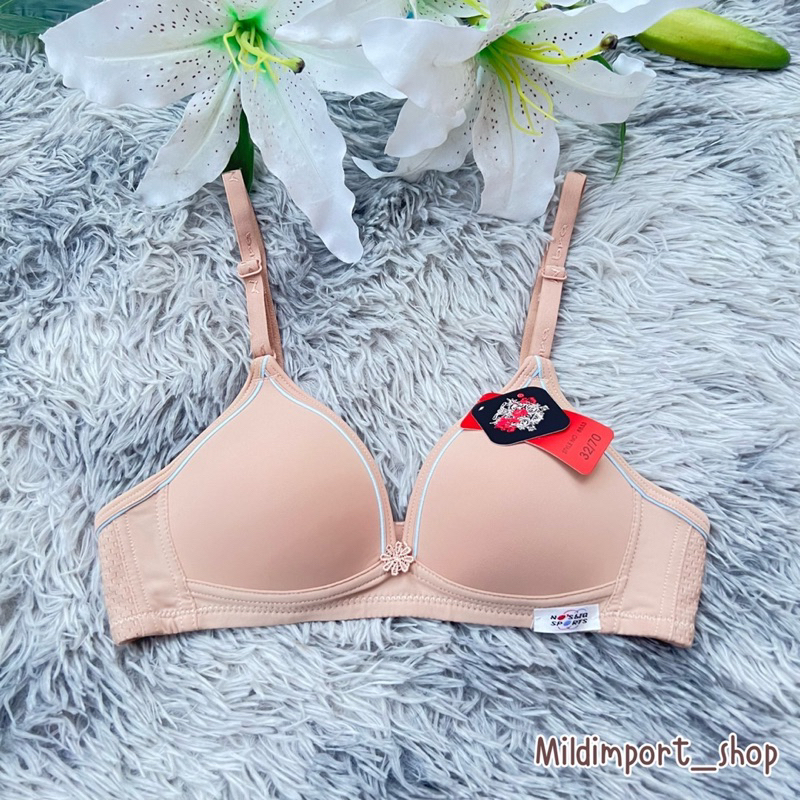 NO’bra 2ตะขอ ไร้โครง คัพA No.8833 เลือกสีได้ ถูกสุดในช้อปปี้  รีวิวแน่น✨