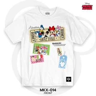 Power 7 Shop เสื้อยืดการ์ตูน มิกกี้เมาส์ ลิขสิทธ์แท้ DISNEY (MKX-014)