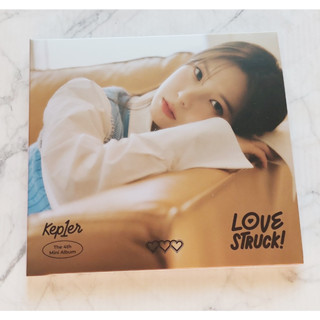 อัลบั้ม Kep1er - LOVESTRUCK! Album เวอร์ Digipack ปก Yujin แกะแล้ว ไม่มีการ์ด Kpop CD ยูจิน Giddy