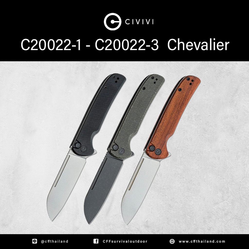 มีดพับ CIVIVI C20022-1  - C20022-3  Chevalier