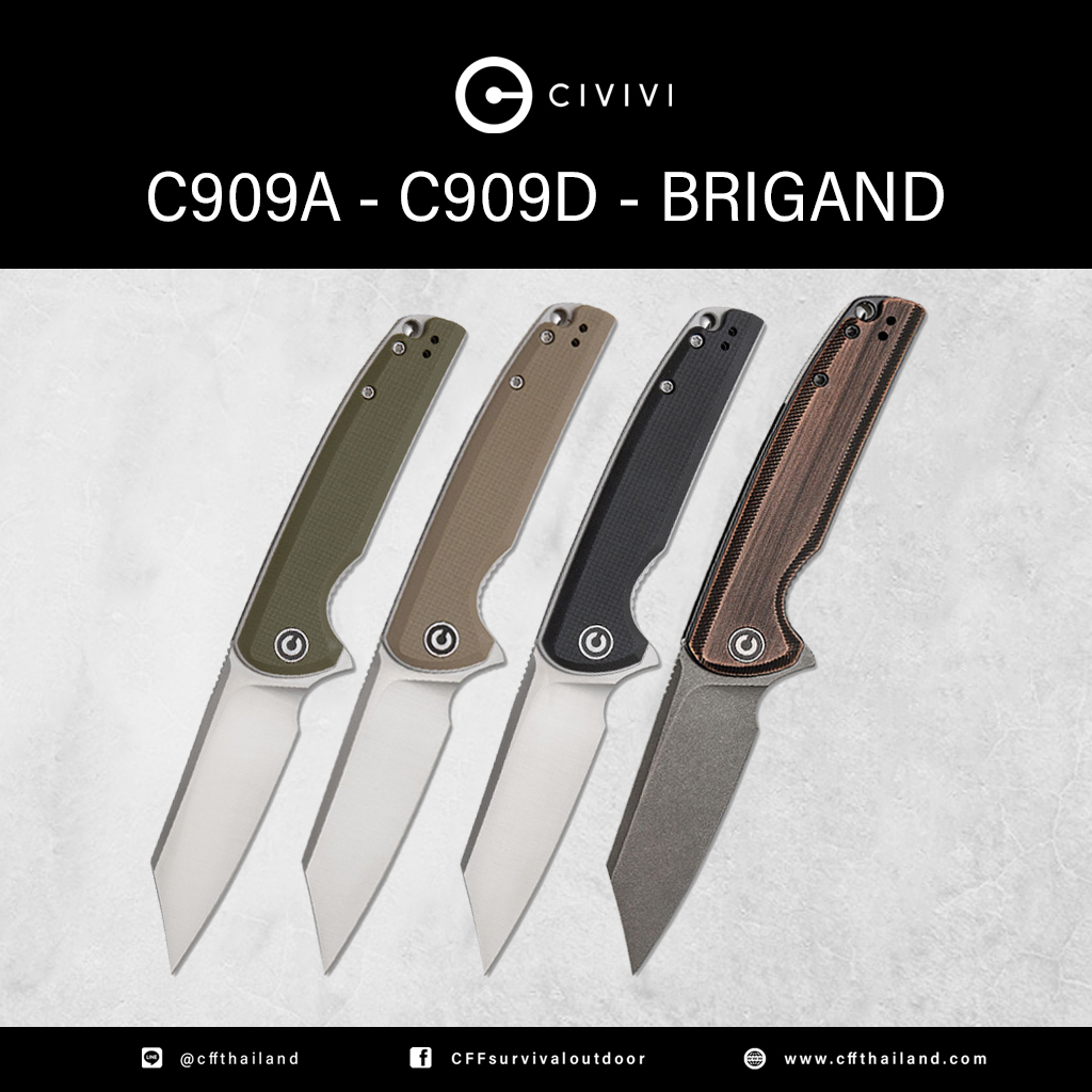 มีดพับ CIVIVI C909A - C909D Brigand