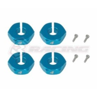 3RACING Wheel Adaptor (4mm) - Thick Ver.2 - 3RAC-WX124/V2/LB