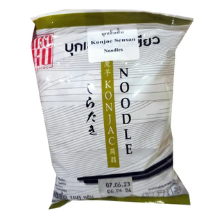 MOKU บุกเส้นสั้น(ขาวล้วน) 160 กรัม (FK0231-1) เส้นขนมจีน เส้นบุก บุกเพื่อสุขภาพ ไม่มีแป้ง คีโต ก๋วยเตี๋ยว Konjac Sensan