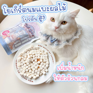 🐾 [พร้อมส่ง] ฟรีซดรายนมแพะผลไม้สำหรับน้องแมว น้องหมา CATLOVE