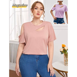 M331 เสื้อสาวอวบ อ้วน Bigsize Plussize XXL เสื้อยืด