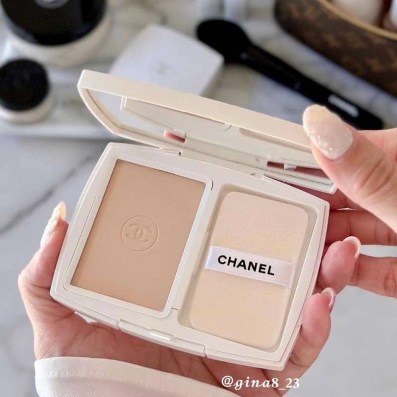 🔺มีป้ายไทย🔺แป้งเทพ CH*ANEL LE BLANC BRIGHTENING COMPACT FOUNDATION.