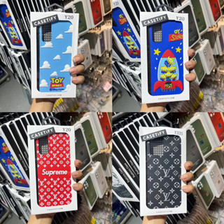 เคสซิลิโคนปั้มนูน ลายการ์ตูนสีสัน มีแพ็คเกจ เคสสำหรับรุ่นออปโป้A57 วีโว้ Y20 Y21 Y12 A78 Reno8z Reno7z A52020 A53 A5s