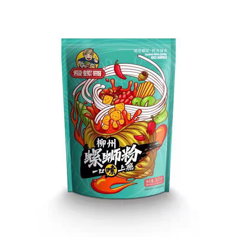 [พร้อมส่ง] หลัวซือเฝิ่น บะหมี่กึ่งสำเร็จรูป ขนาด 300g บะหมี่สไตล์ต้นตำรับกว่างซี
