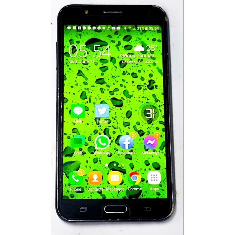 (มือสอง) สมาร์ทโฟนราคาถูก Samsung Galaxy J7 4g