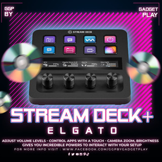 [กรุงเทพ ด่วน 1 ชั่วโมง]Elgato STREAM DECK + /stream-deck-plus All the feels for a fast, smooth สินค้าประกันศูนย์ไทย 1ปี