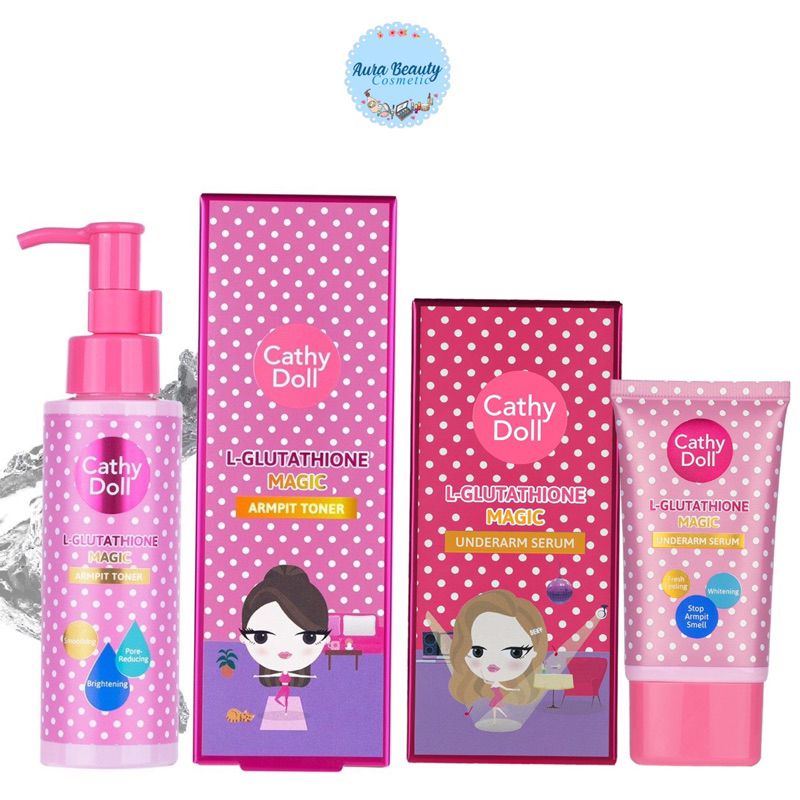 Cathy Doll โทนเนอร์รักแร้ / เซรั่มทารักแร้ ครีมบำรุงรักแร้ L Glutathion Magic Armpit Toner 120 ml / 