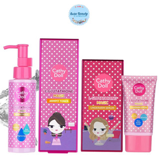 Cathy Doll โทนเนอร์รักแร้ / เซรั่มทารักแร้ ครีมบำรุงรักแร้ L Glutathion Magic Armpit Toner 120 ml / Underarm Serum 50 ml