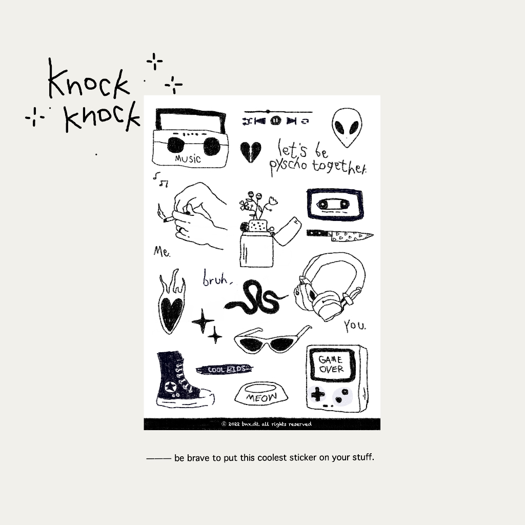 สติ๊กเกอร์ไดคัท Vol.9 - bnx.dt