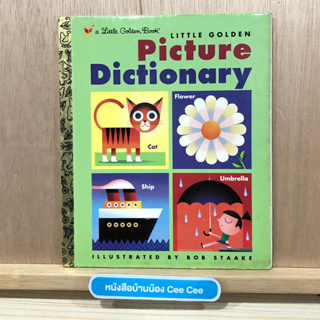 หนังสือภาษาอังกฤษ ปกแข็ง a Little Golden Book - Little Golden Picture Dictionary