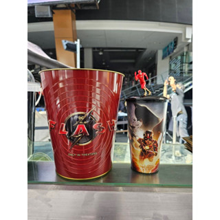 ถังป๊อปคอร์น The flash Topper cup set tintun movie set จาก major