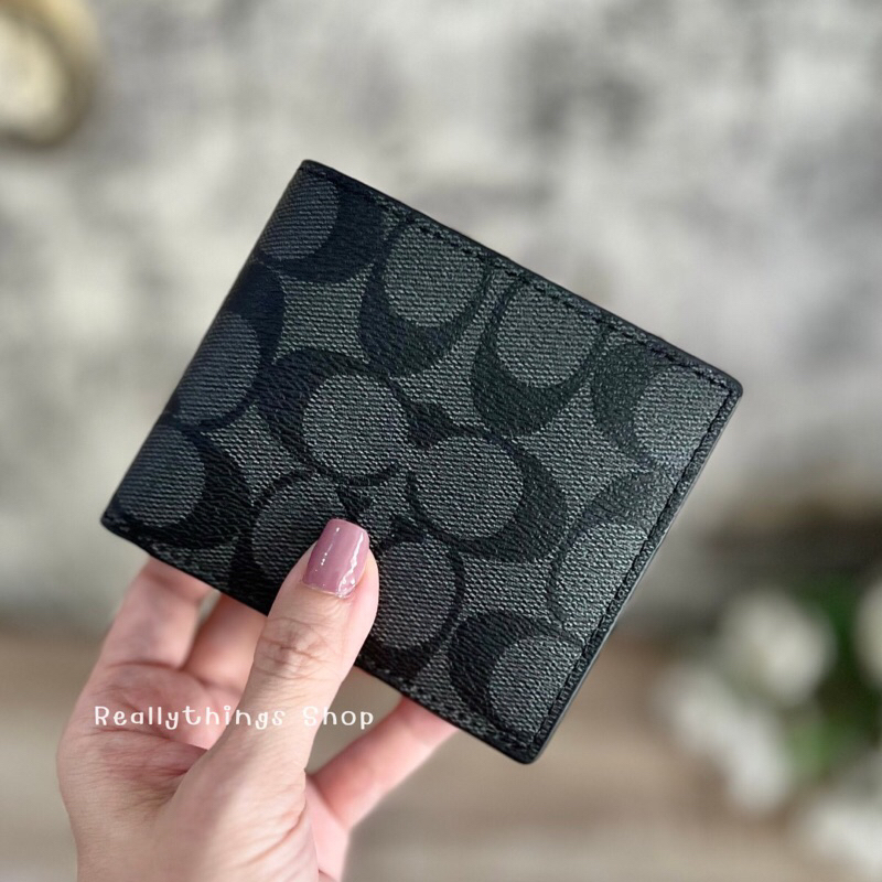 [ลดเพิ่ม:โค้ดคุ้ม+โค้ดร้านค้า]{แท้ % พร้อมส่ง+ส่งฟรี} กระเป๋าตังค์ชาย C. ID Billfold Wallet 66551 (แบบ 2 พับปกติ)
