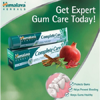 ถูกมาก👍Himalaya Complete Care Toothpaste 100g  ยาสีฟันสูตรปกป้องดูแลเหงือกและฟันให้มีสุขภาพดี ช่วยลดการสะสมของคราบหินปูน