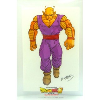 DRAGON BALL SUPER: Super Hero Visual Clear Board Orange Piccolo / Akira Toriyama ขนาดประมาณ 15×20 cm